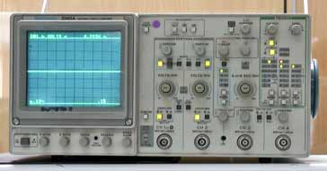  Tektronix 2245 analogue oscilloscope or cathode ray oscilloscope 