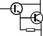 Darlington circuit including base resistor