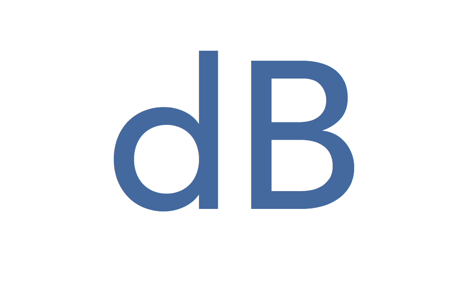 DeciBel abbreviation: dB